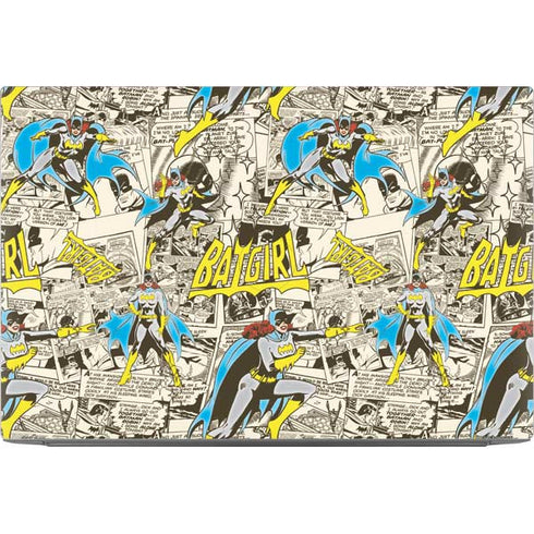 DC Comics Batman Batgirl Vintage Action pose pattern Dell XPS Skin